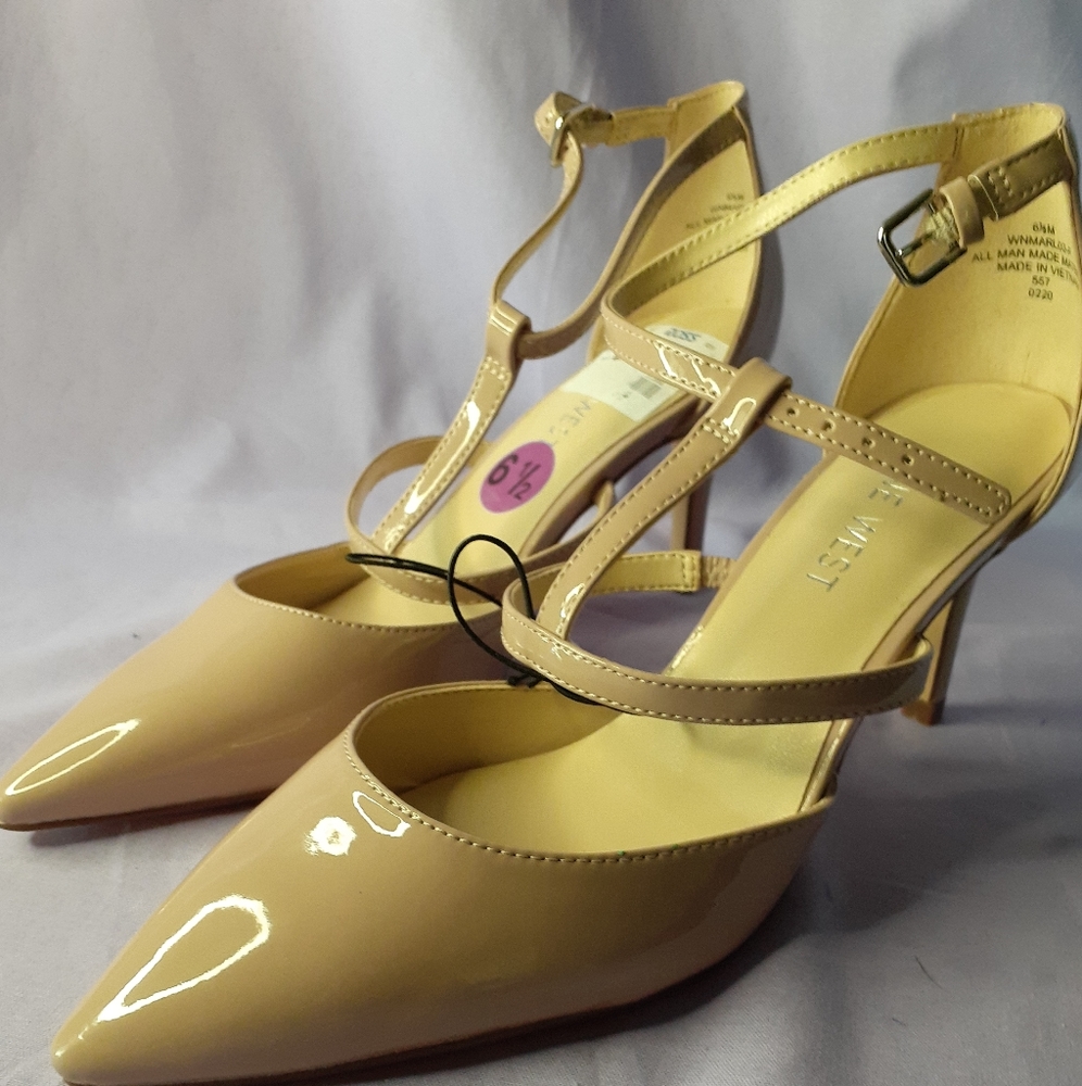 💜 Nine West Designer Heels  w/ankle strap - Picture 4 of 6